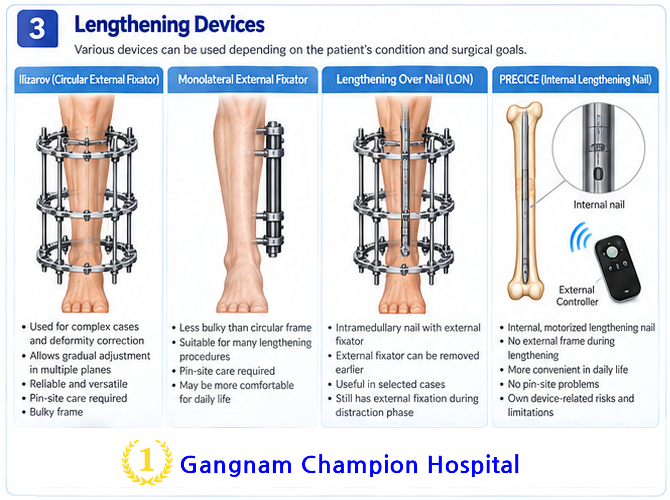 Comparison of Ilizarov, monolateral external fixation, lengthening over nail and PRECICE internal limb lengthening